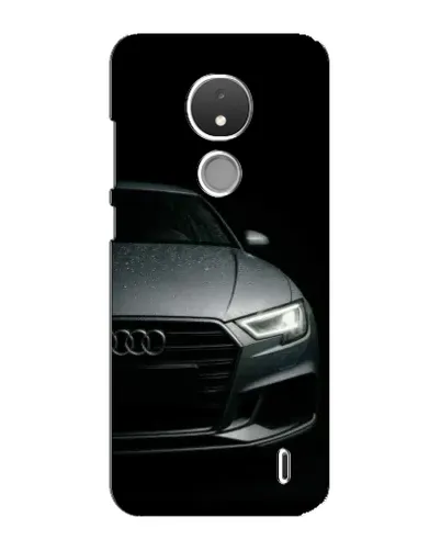 Чехол для Nokia C21 с картинкой «Audi — детализация кузова» Чехол для Nokia C21 с картинкой «Audi — детализация кузова»
