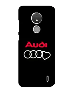 Чехол для Nokia C21 с картинкой «Логотип Audi Heart»