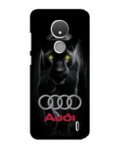 Чехол для Nokia C21 с картинкой «Пантера и Audi» Чехол для Nokia C21 с картинкой «Пантера и Audi»