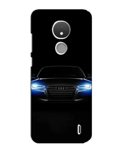 Чехол для Nokia C21 с картинкой «Audi в неоне» Чехол для Nokia C21 с картинкой «Audi в неоне»