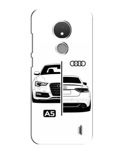 Чехол для Nokia C21 с картинкой «Audi — контрастный дизайн» Чехол для Nokia C21 с картинкой «Audi — контрастный дизайн»