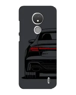 Чехол для Nokia C21 с картинкой «Задняя часть Audi — арт»