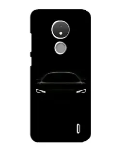 Чехол для Nokia C21 с картинкой «Взгляд Audi в темноте»