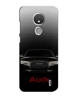 Чехол для Nokia C21 с картинкой «Audi — градиентный контур»