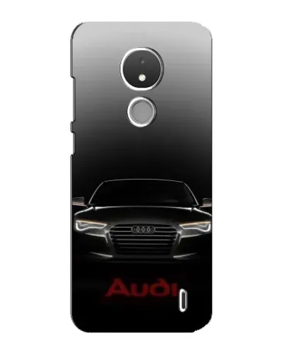 Чехол для Nokia C21 с картинкой «Audi — градиентный контур» Чехол для Nokia C21 с картинкой «Audi — градиентный контур»