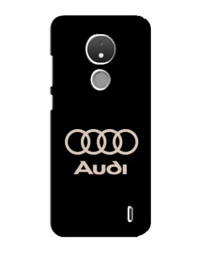 Чехол для Nokia C21 с картинкой «Audi — золотой логотип» Чехол для Nokia C21 с картинкой «Audi — золотой логотип»