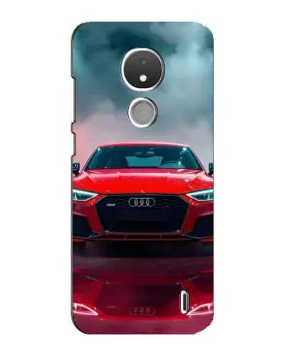 Чехол для Nokia C21 с картинкой «Audi RS — красный стиль» Чехол для Nokia C21 с картинкой «Audi RS — красный стиль»