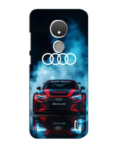 Чехол для Nokia C21 с картинкой «Audi Sport — неон» Чехол для Nokia C21 с картинкой «Audi Sport — неон»