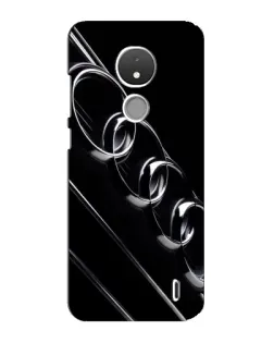 Чехол для Nokia C21 с картинкой «Audi — абстрактные кольца»
