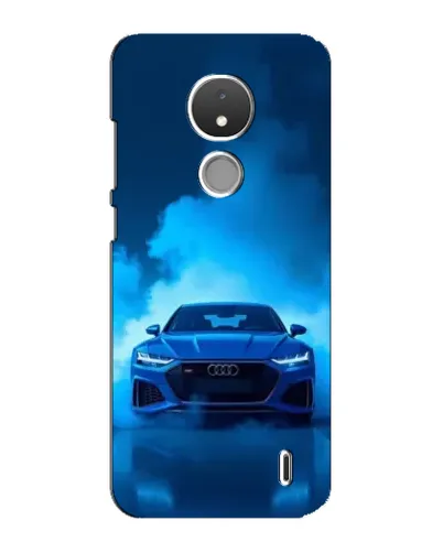 Чехол для Nokia C21 с картинкой «Audi — голубая энергия» Чехол для Nokia C21 с картинкой «Audi — голубая энергия»