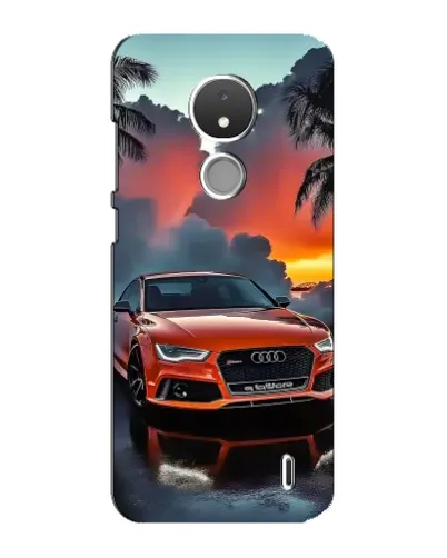 Чехол для Nokia C21 с картинкой «Audi — закат» Чехол для Nokia C21 с картинкой «Audi — закат»
