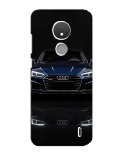 Чехол для Nokia C21 с картинкой «Audi — ночное отражение»