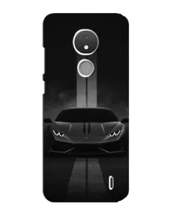 Чехол для Nokia C21 с картинкой «Lamborghini симметрия дорог»