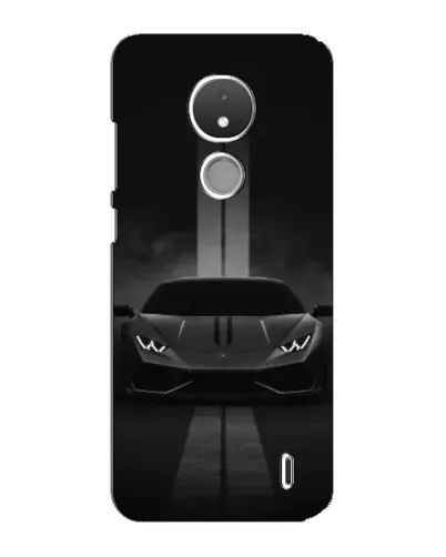 Чехол для Nokia C21 с картинкой «Lamborghini симметрия дорог»