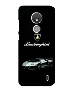 Чехол для Nokia C21 с картинкой «Логотип Lamborghini классика»