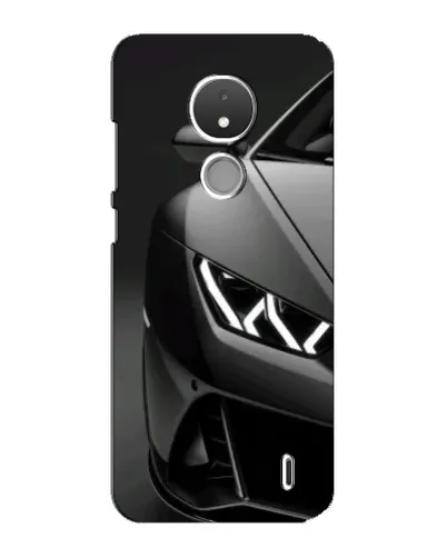 Чехол для Nokia C21 с картинкой «Lamborghini фары детализация»