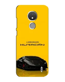 Чехол для Nokia C21 с картинкой «Lamborghini Huracan черный»