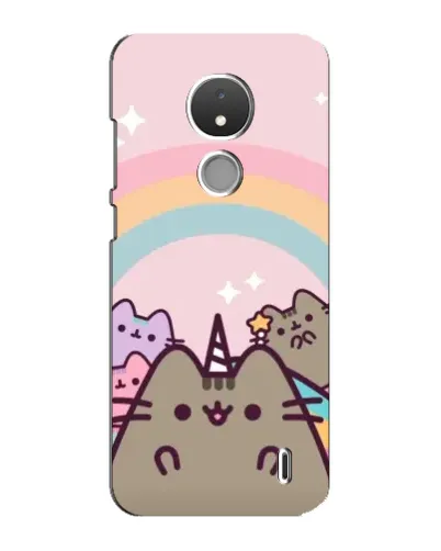 Чехол для Nokia C21 с картинкой «Единорог Pusheen»
