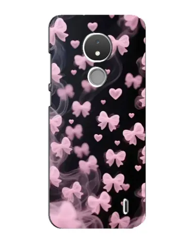 Чехол для Nokia C21 с картинкой «Неоновое кружево»