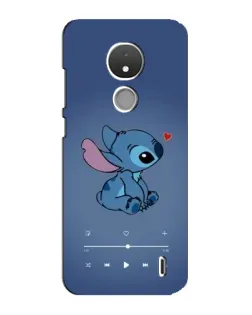 Чехол для Nokia C21 с картинкой «Музыкальный Stitch»