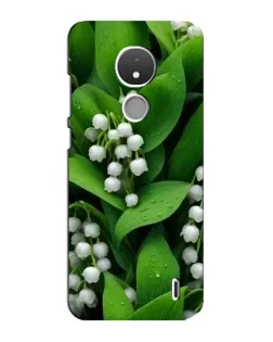 Чехол для Nokia C21 с картинкой «Ландыши в зелени»