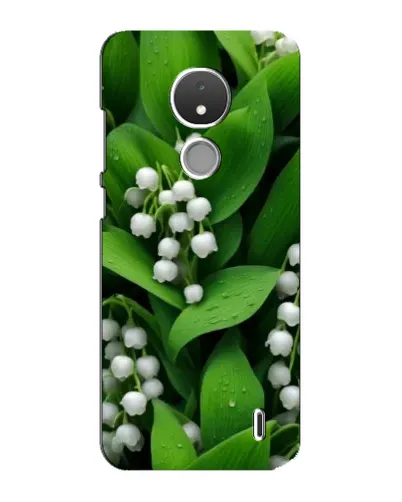 Чехол для Nokia C21 с картинкой «Ландыши в зелени»