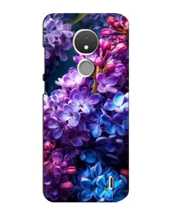 Чехол для Nokia C21 с картинкой «Сиреневый цвет»