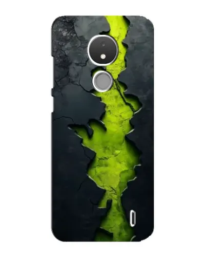 Чохол для Nokia C21 з картинкою «Салатовий розлом скелі» Чохол для Nokia C21 з картинкою «Салатовий розлом скелі»