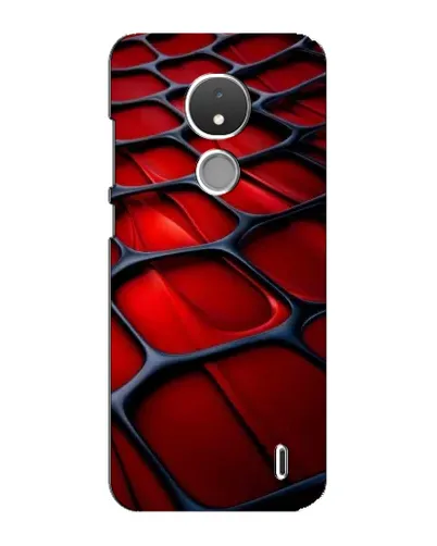 Чохол для Nokia C21 з картинкою «Червона глянцева сітка» Чохол для Nokia C21 з картинкою «Червона глянцева сітка»