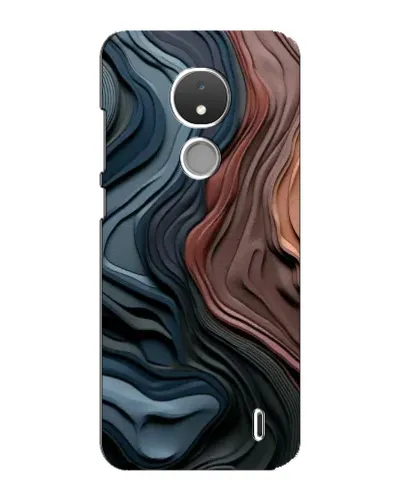Чохол для Nokia C21 з картинкою «Кольорові хвилі каньйону» Чохол для Nokia C21 з картинкою «Кольорові хвилі каньйону»