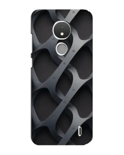 Чохол для Nokia C21 з картинкою «Об'ємне сіре плетіння» Чохол для Nokia C21 з картинкою «Об'ємне сіре плетіння»