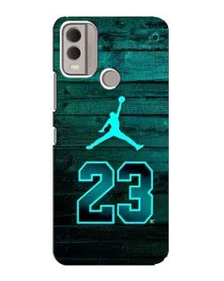 Чохол для Nokia C22 з картинкою «Jordan Cyan 23»