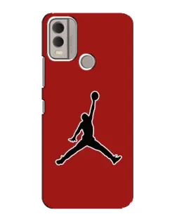 Чохол для Nokia C22 з картинкою «Jordan Red Back»