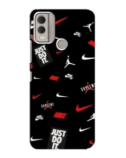Чохол для Nokia C22 з картинкою «Nike Mix Pattern»