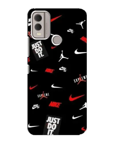 Чохол для Nokia C22 з картинкою «Nike Mix Pattern» Чохол для Nokia C22 з картинкою «Nike Mix Pattern»