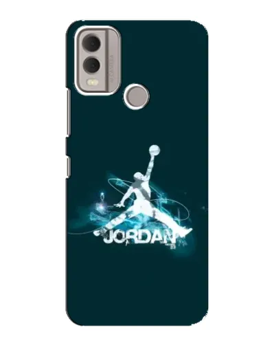Чохол для Nokia C22 з картинкою «Jordan Blue Fire» Чохол для Nokia C22 з картинкою «Jordan Blue Fire»