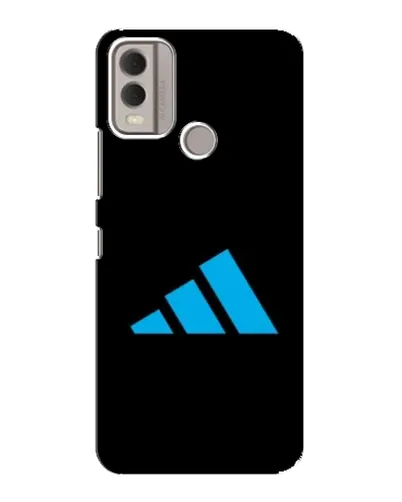 Чехол для Nokia C22 с картинкой «Adidas Cyan Logo»
