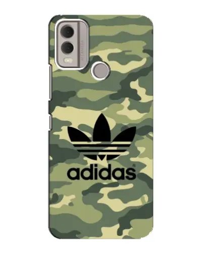 Чехол для Nokia C22 с картинкой «Милитари стиль Adidas»