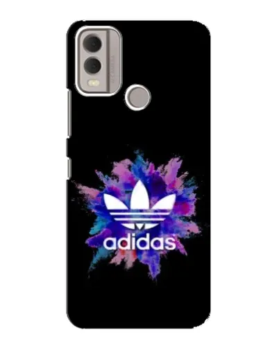 Чехол для Nokia C22 с картинкой «Взрыв красок Adidas»
