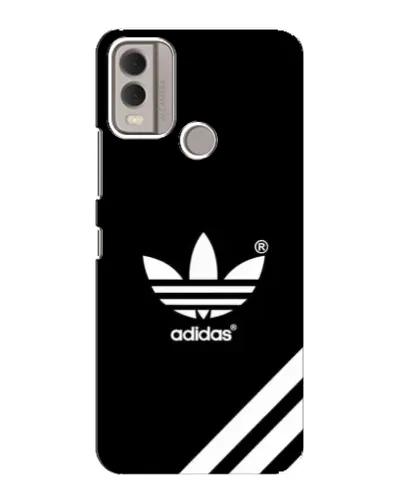 Чехол для Nokia C22 с картинкой «Adidas с диагональными полосами»
