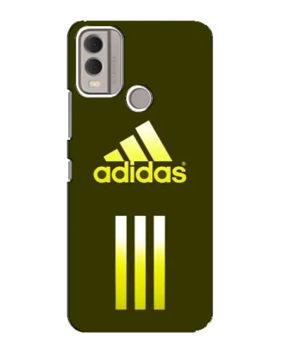 Чехол для Nokia C22 с картинкой «Оливковый градиент Adidas»