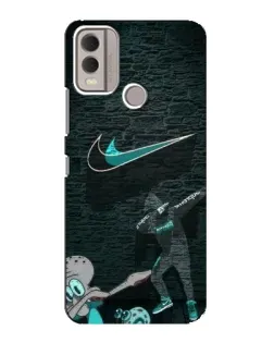 Чохол для Nokia C22 з картинкою «Спортивний арт Nike»