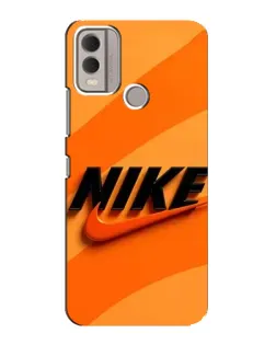Чохол для Nokia C22 з картинкою «Помаранчевий драйв Nike»