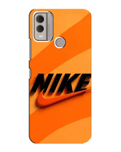 Чохол для Nokia C22 з картинкою «Помаранчевий драйв Nike»