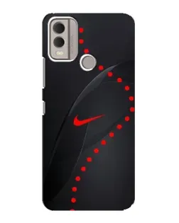 Чохол для Nokia C22 з картинкою «Абстрактний дизайн Nike»