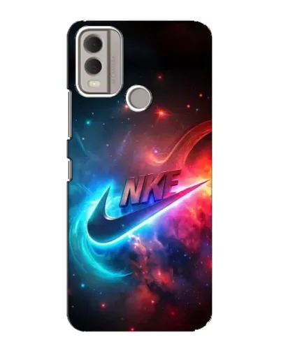 Чохол для Nokia C22 з картинкою «Вогняний логотип Nike»