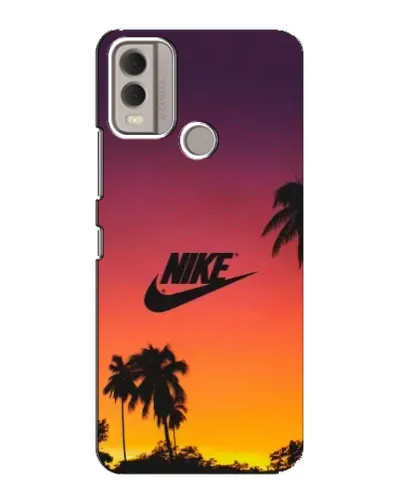 Чохол для Nokia C22 з картинкою «Nike на заході сонця»