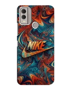 Чохол для Nokia C22 з картинкою «Nike в абстракції»