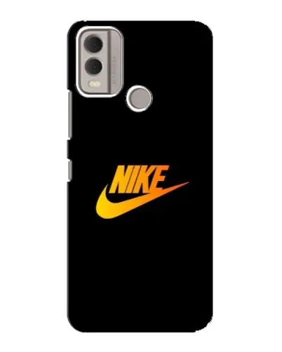 Чохол для Nokia C22 з картинкою «Золотий логотип Nike»