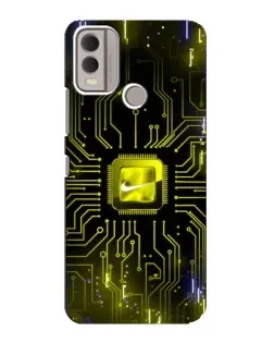 Чохол для Nokia C22 з картинкою «Nike — золота іскра»